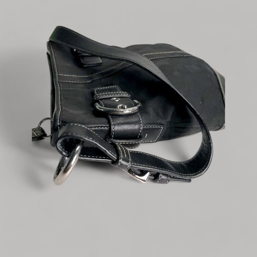 COACH Y2k  Small Duffle Shoulder bag in black - Picture 8 of 11